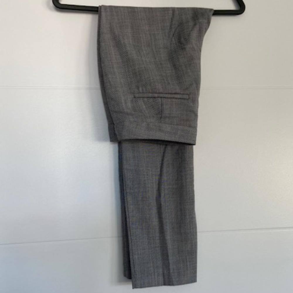 Zara Basic Heather Gray Tailored Trousers Size 4